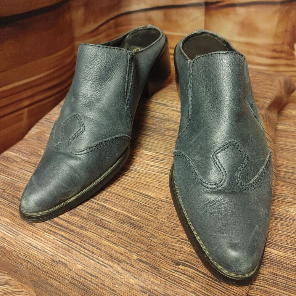 Coldwater Creek Women's Black Closed Toe Short Heel Shoes 6.5